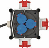 BRENNENSTUHL Stromverteiler 400V/16 A – 3xCEE400V + 3x230V, IP44, mobiler Endverteiler