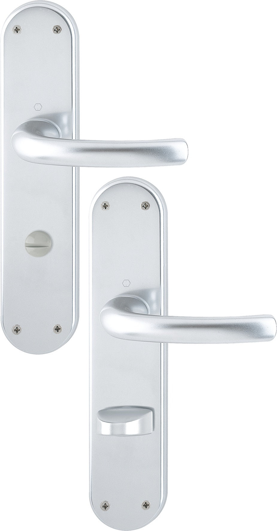 HOPPE Renovationsgarnitur Tôkyô 1710/3334 Alu F1 PZ 8 mm Vierkant 72 mm Entfernung