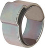 RIEGLER Schlauchklemme 1-Ohr Stahl glanzverzinkt (W1) mit Einlagering, Spannbereich 10,5-12,5 mm, 50 St./Beutel