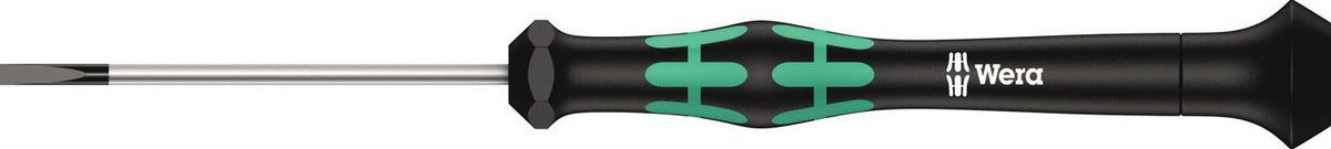 WERA Elektronik-Feinmechanik-Schraubendreher 2035, 3 mm Klinge, 80 mm, Kraftform-Micro-Griff