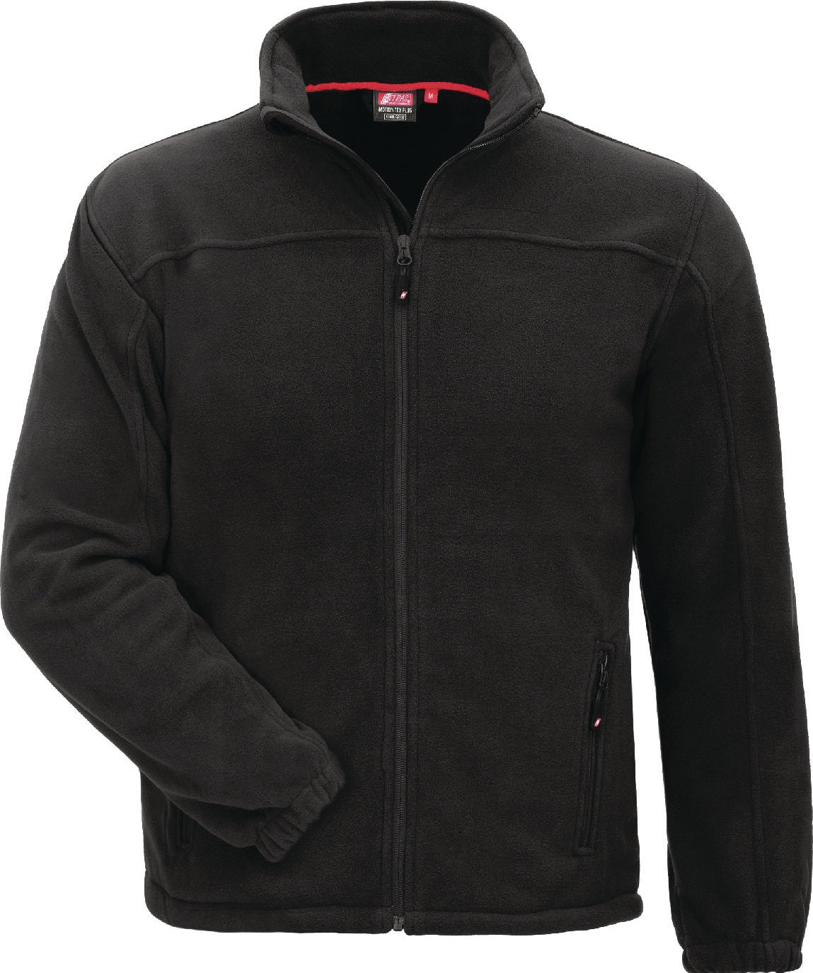 NITRAS Fleecejacke MOTION TEX PLUS XXL Schwarz – Anti-Pilling, 300 g/m², Regular Fit