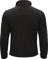NITRAS Fleecejacke MOTION TEX PLUS XXL Schwarz – Anti-Pilling, 300 g/m², Regular Fit