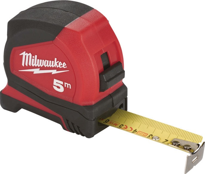 MILWAUKEE Taschenrollbandmaß Pro-Compact 5 m x 25 mm, EG II, nicht magnetisch