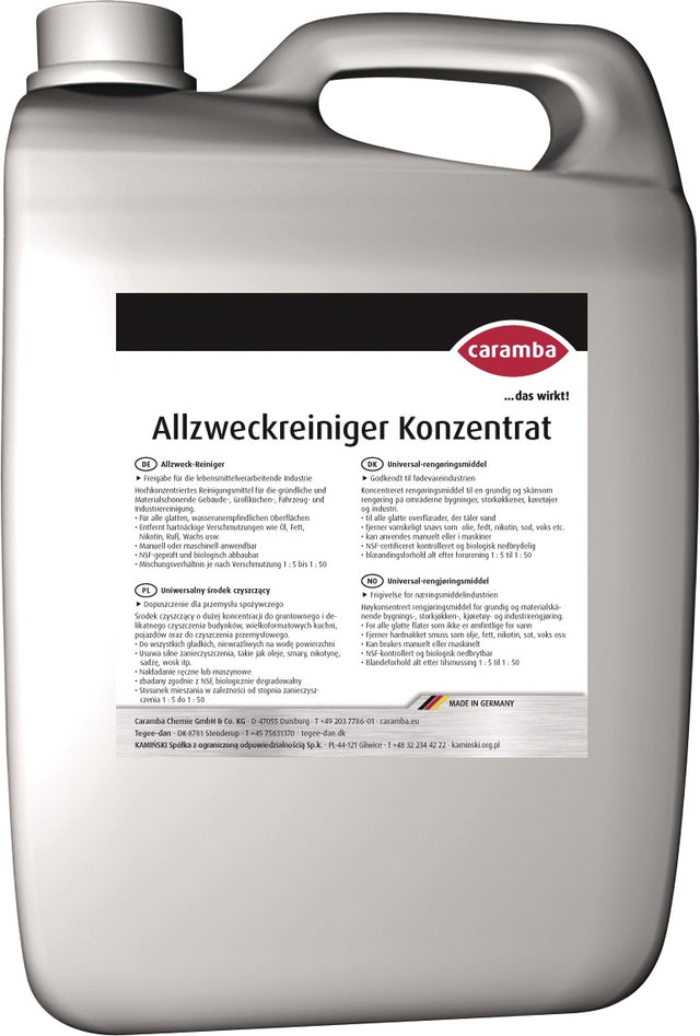 CARAMBA Allzweckreiniger 10 l NSF C1 Konzentrat – phosphatfrei, für Lebensmittelindustrie