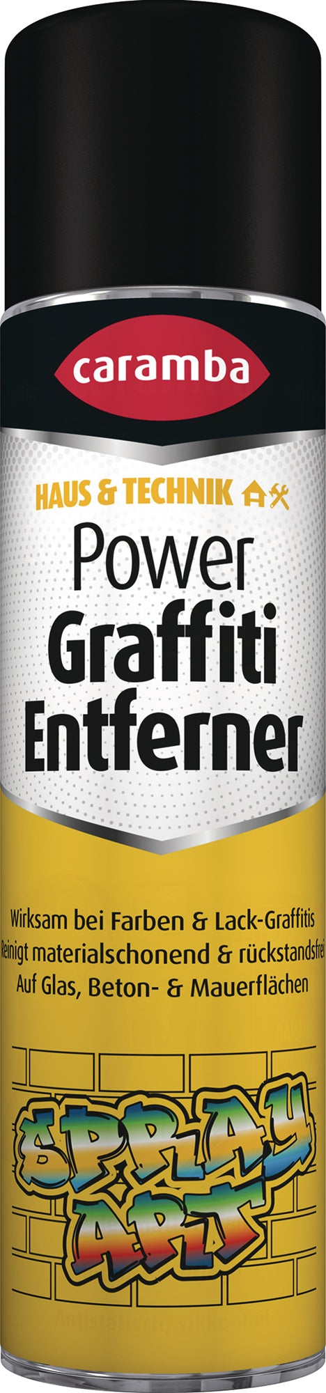 CARAMBA Graffitientferner 400 ml Spraydose – 6er-Pack, extrem starke Lösekraft für Glas, Beton & Mauerwerk