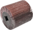 OSBORN Schleiflamellenwalze Superior Ø100xB100mm, 4 Keilnuten, Körnung 40, Aluminiumoxid
