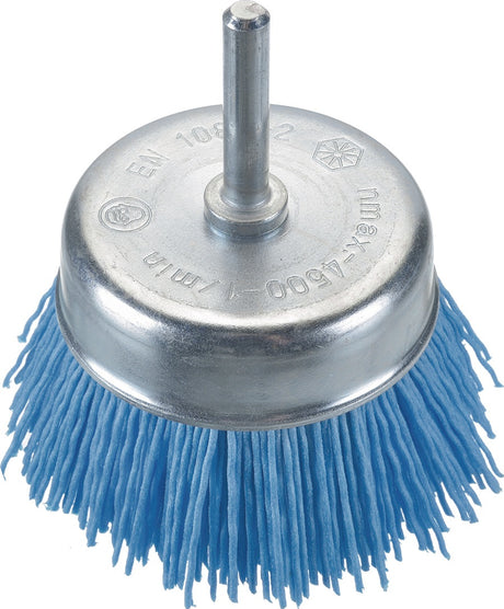 Topfbürste Grittyflex 75 mm von OSBORN – Schleifnylon, Körnung 180, für Bohrmaschinen