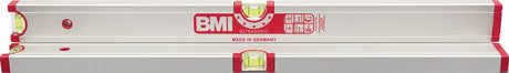 BMI Pfostenwasserwaage 692 60 cm Aluminium silber ± 0,5 mm/m mit 4 Rundmagneten