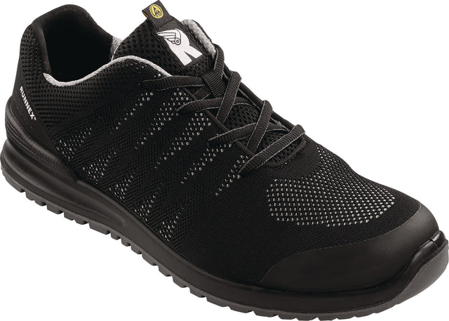 RUNNEX Sicherheitshalbschuh SportStar 5108 S1P SRC ESD, Gr. 40, Weite 10,5, schwarz/grau