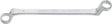 HAZET Doppelringschlüssel 630 12x13mm 220mm – tief gekröpft, CV-Stahl, verchromt