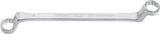 HAZET Doppelringschlüssel 630 12x13mm 220mm – tief gekröpft, CV-Stahl, verchromt