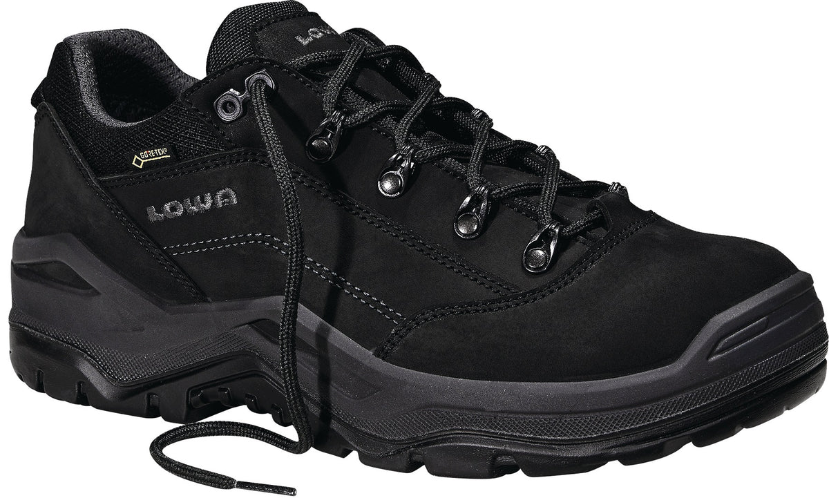 LOWA Sicherheitsschuh Renegade Work GTX black Lo S3S – wasserdicht, metallfrei, VIBRAM