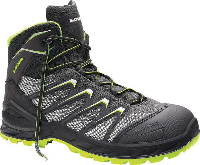 Sicherheitsstiefel Larrox Work GTX grey Mid von LOWA – S3, GORE-TEX, Stahlkappe, Größe 40