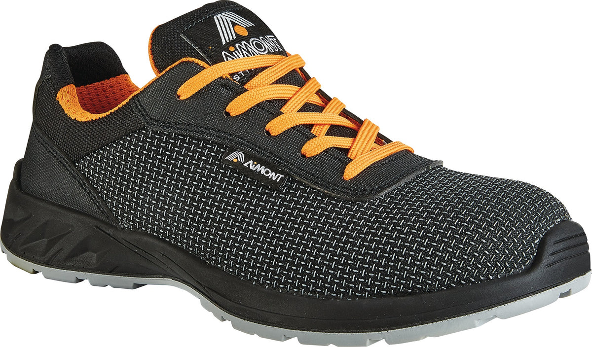 AIMONT Diamont HAVOC Sicherheitsschuh S3S CI FO SR, Putek-Plus®, Gr. 40, Weite 11, schwarz/orange