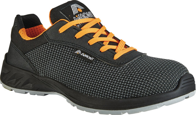 AIMONT Diamont HAVOC Sicherheitsschuh S3S CI FO SR, Putek-Plus®, Gr. 40, Weite 11, schwarz/orange