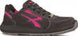 U.POWER Damensicherheitsschuh RU20156 ELECTRA S1PS ESD – Schwarz/Pink, Weite 9