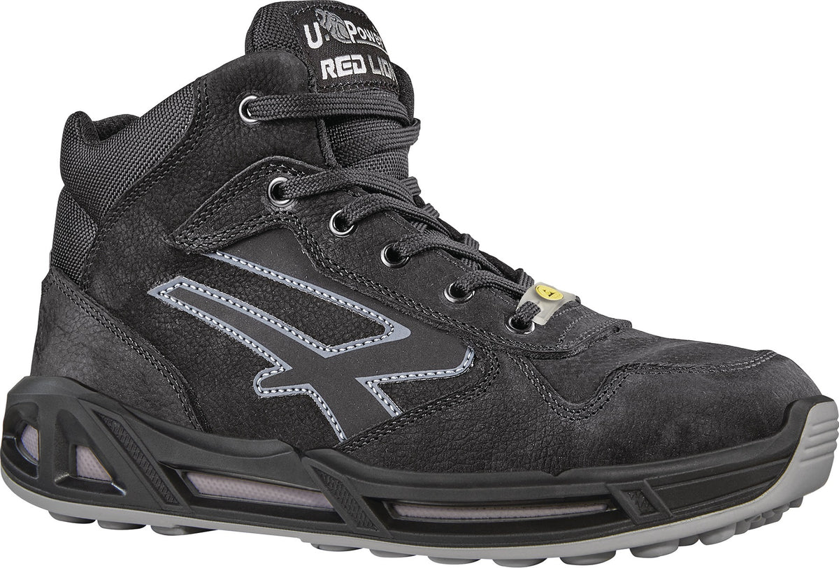 U.POWER Sicherheitsstiefel Lift Carpet S3S CI FO SR ESD – Weiches Leder, Aluminiumkappe, Gr. 40