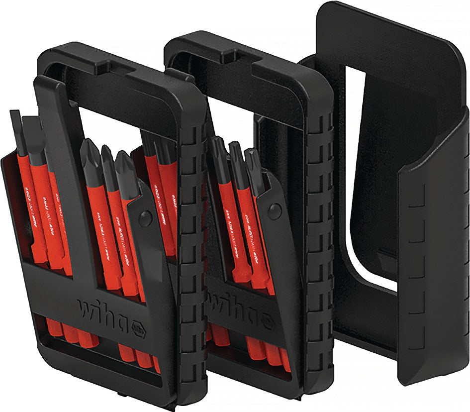 WIHA Wechselklingensatz slimBit electric 12-tlg. Schlitz/PH/(+/- PZD) Torx® VDE-isoliert