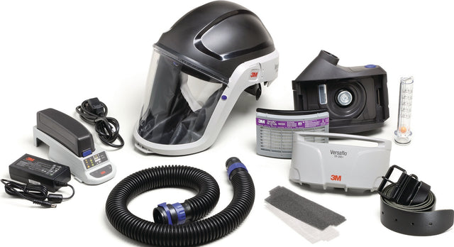 3M Gebläseatemschutzsystem TR-300E+ HIK Komplettset – leichte Einheit, EN 12941, TH2/TH3