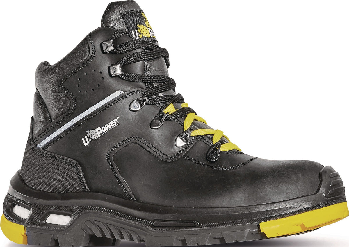 U.POWER Sicherheitsstiefel RONAN S3S CI HI HRO FO SR aus Pull-Up Leder