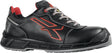 U.POWER Sicherheitshalbschuh Billie S3S CI FO SR ESD – Schwarz/Rot, Gr. 40