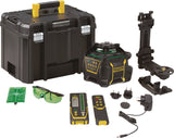 STANLEY Rotationslaser FatMax RL750L mit Detektor – 600 m Reichweite, grüner Laser, IP66