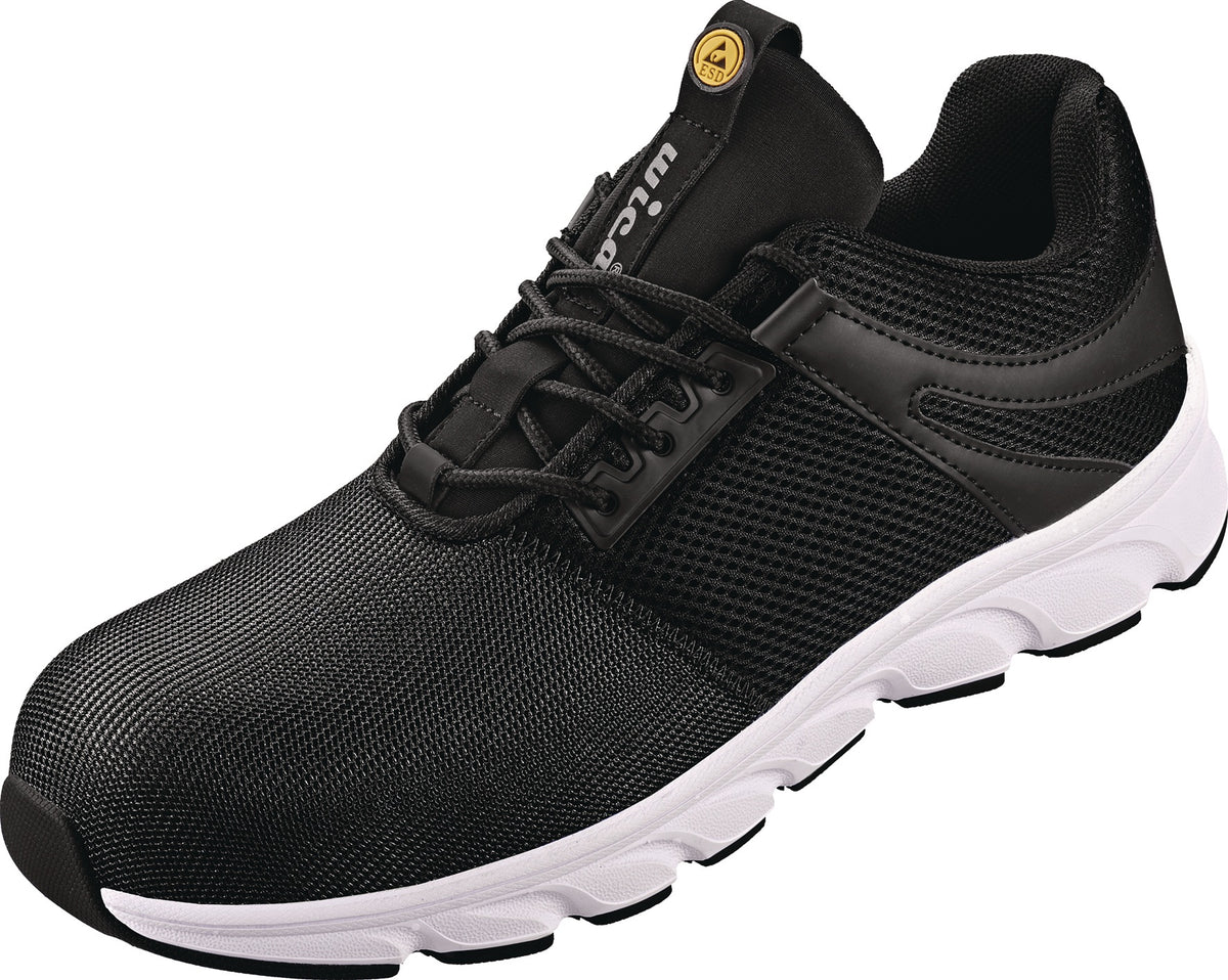 WICA Sicherheitsschuh Lanzo S1P SRA ESD – Metallfreier Textilschuh Gr. 40, Weite 10,5