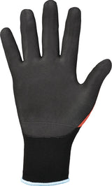 STRONGHAND PRECISOR Feinstrickhandschuhe Gr. 8 rot/schwarz EN 388 Nitrilschaum