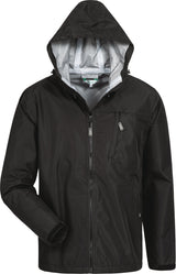 ELYSEE Regenjacke PATTANI Schwarz – Atmungsaktive Softshell-Jacke für Arbeitsschutz