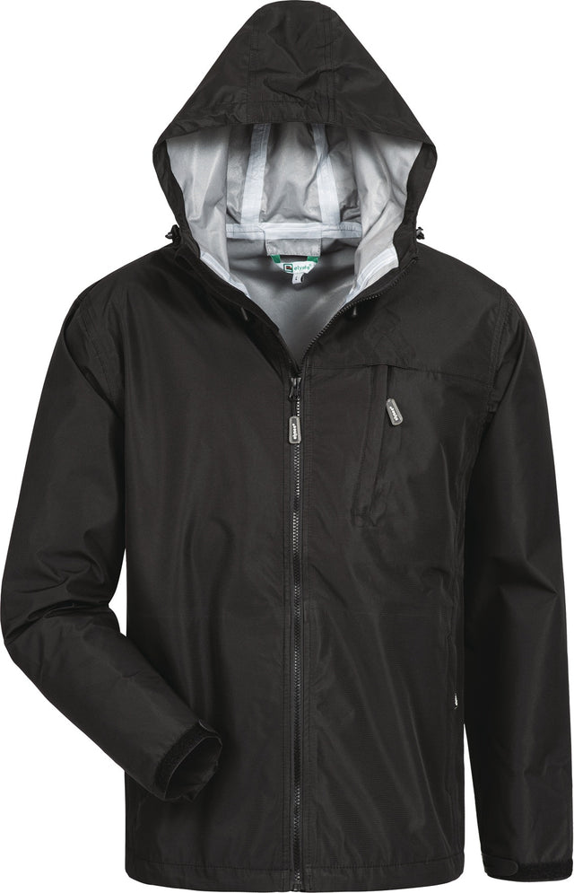ELYSEE Regenjacke PATTANI Schwarz – Atmungsaktive Softshell-Jacke für Arbeitsschutz