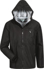 ELYSEE Regenjacke PATTANI Schwarz – Atmungsaktive Softshell-Jacke für Arbeitsschutz