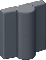 HEWI Scharnier DIN links 52 mm anthrazitgrau matt – Polyamid mit Metalleinleger