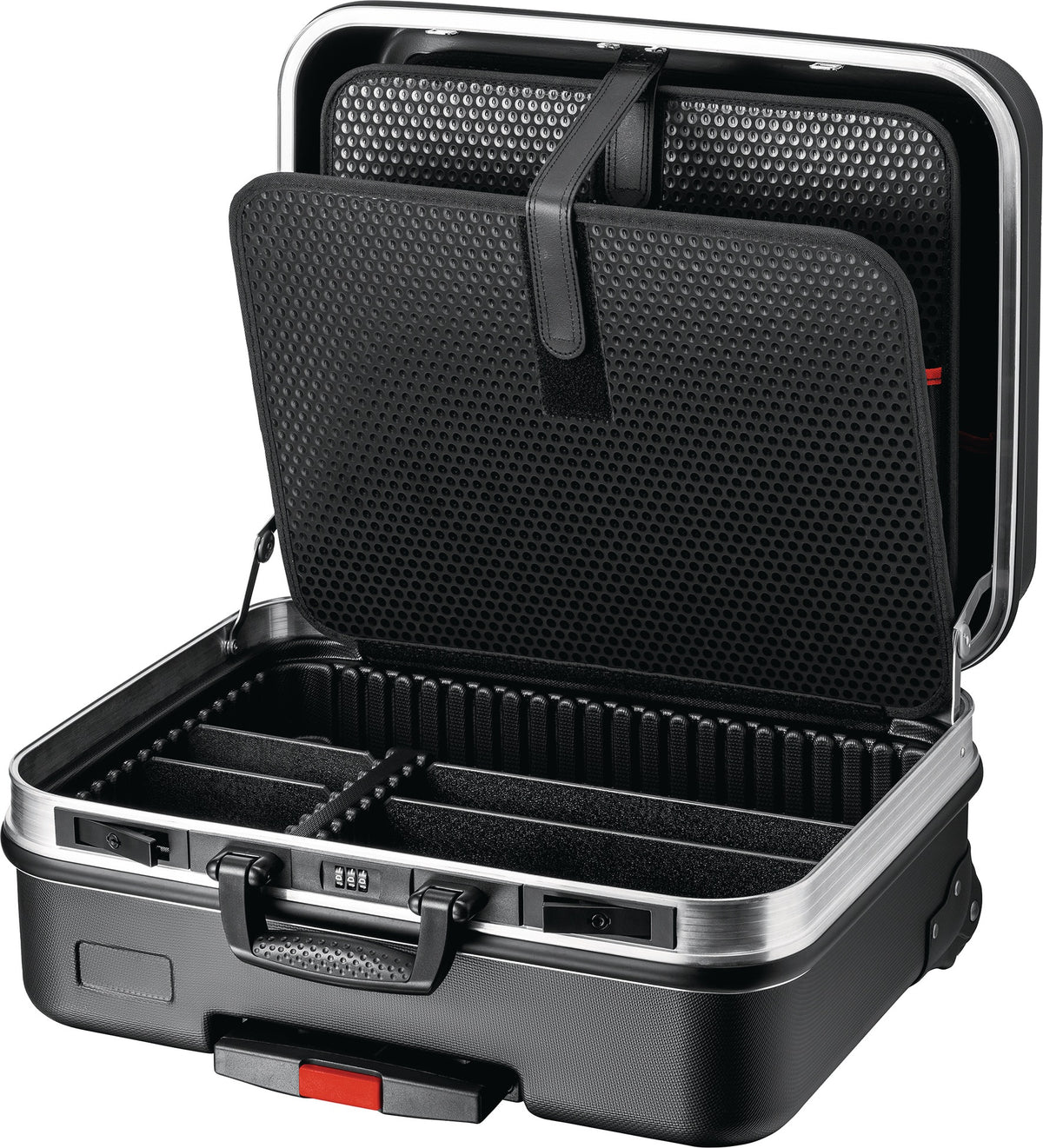 KNIPEX Werkzeugkoffer Big Basic Move Leerkoffer mit Trolly-Funktion und variabler Bestückung