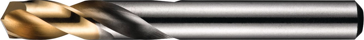 DORMER Spiralbohrer A022 HSS TiN 1 mm – 10er-Pack, DIN/ANSI Typ N, extra kurz, 2,5xD