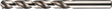 DORMER A147 Spiralbohrer HSS-E DIN 338 1 mm – 10er-Pack für Edelstahl