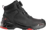 BAAK Sicherheitsstiefel Braxton S3 HI HRO SRC mit BOA® Fit System, Rindleder, schwarz/rot