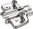 HETTICH Kreuzmontageplatte STA vernickelt D=0,0 mm – mit Euroschrauben für Sensys & Intermat