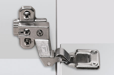 HETTICH Klappenscharnier Markant 7.1 – Zinkdruckguss/Stahl, vernickelt, mit Zuhaltung, rechts & links