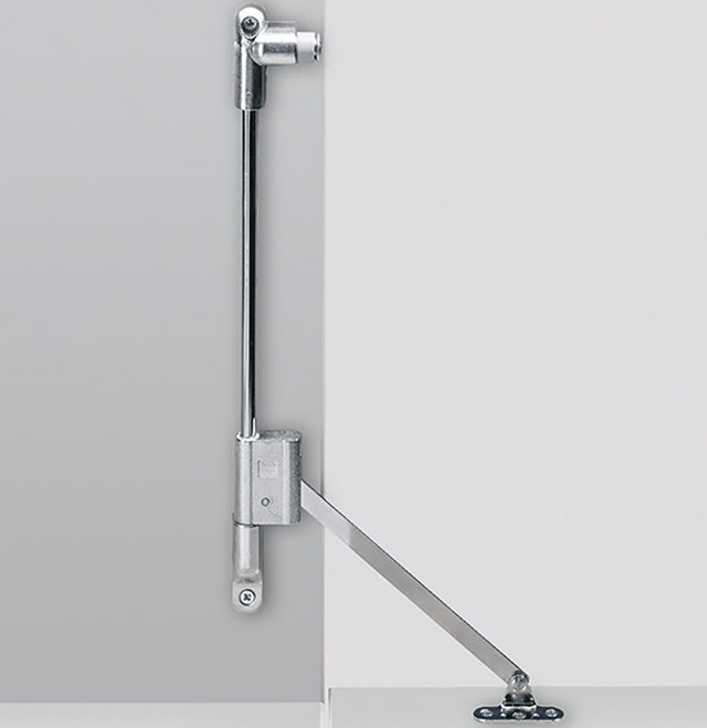 HETTICH Klappenhalter Klassik D mit Magnet-Zuhaltung, 290 mm, links, vernickelt