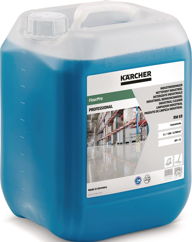 KÄRCHER Industriereiniger RM 69 10l Konzentrat – kraftvoll gegen Fett, Öl & Ruß