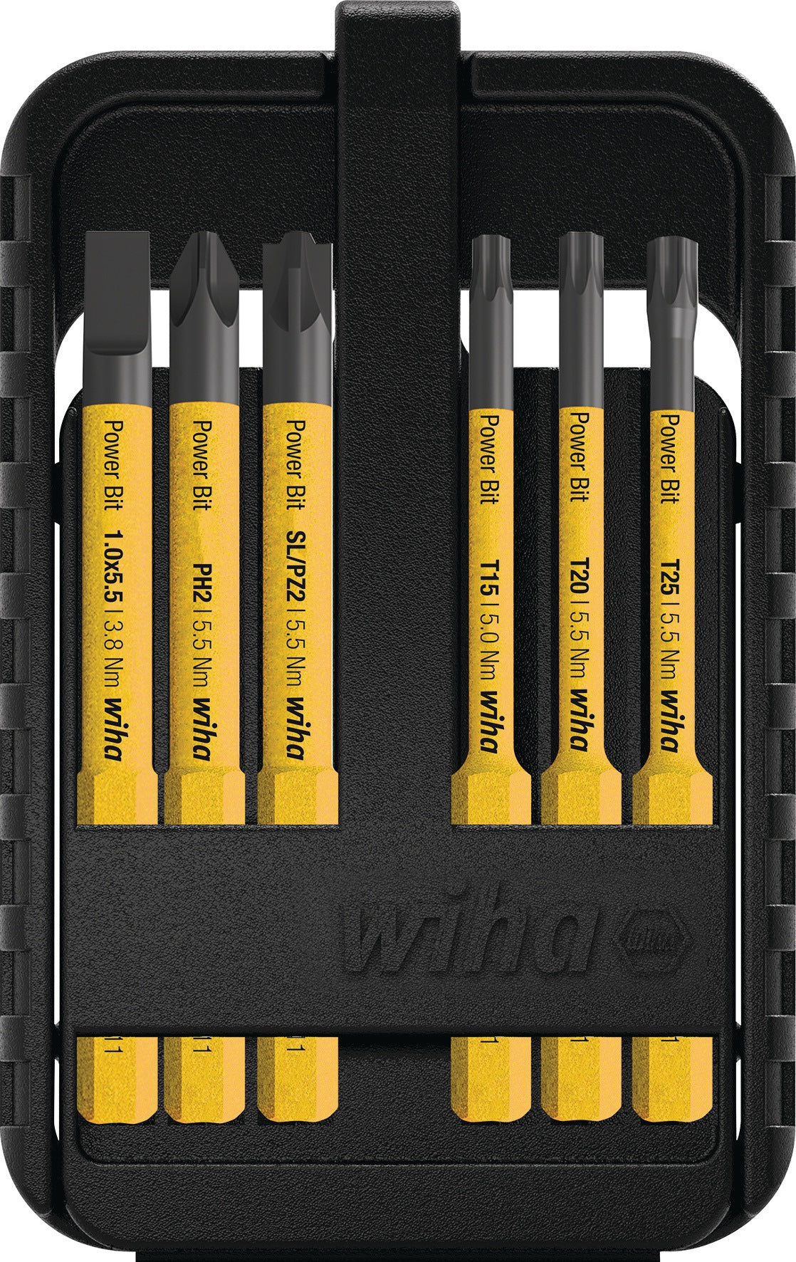 Wiha Wechselklingensatz Power slimBit electric 6-tlg. Schlitz/PH/(+/- SL/PZD) Torx® VDE-isoliert
