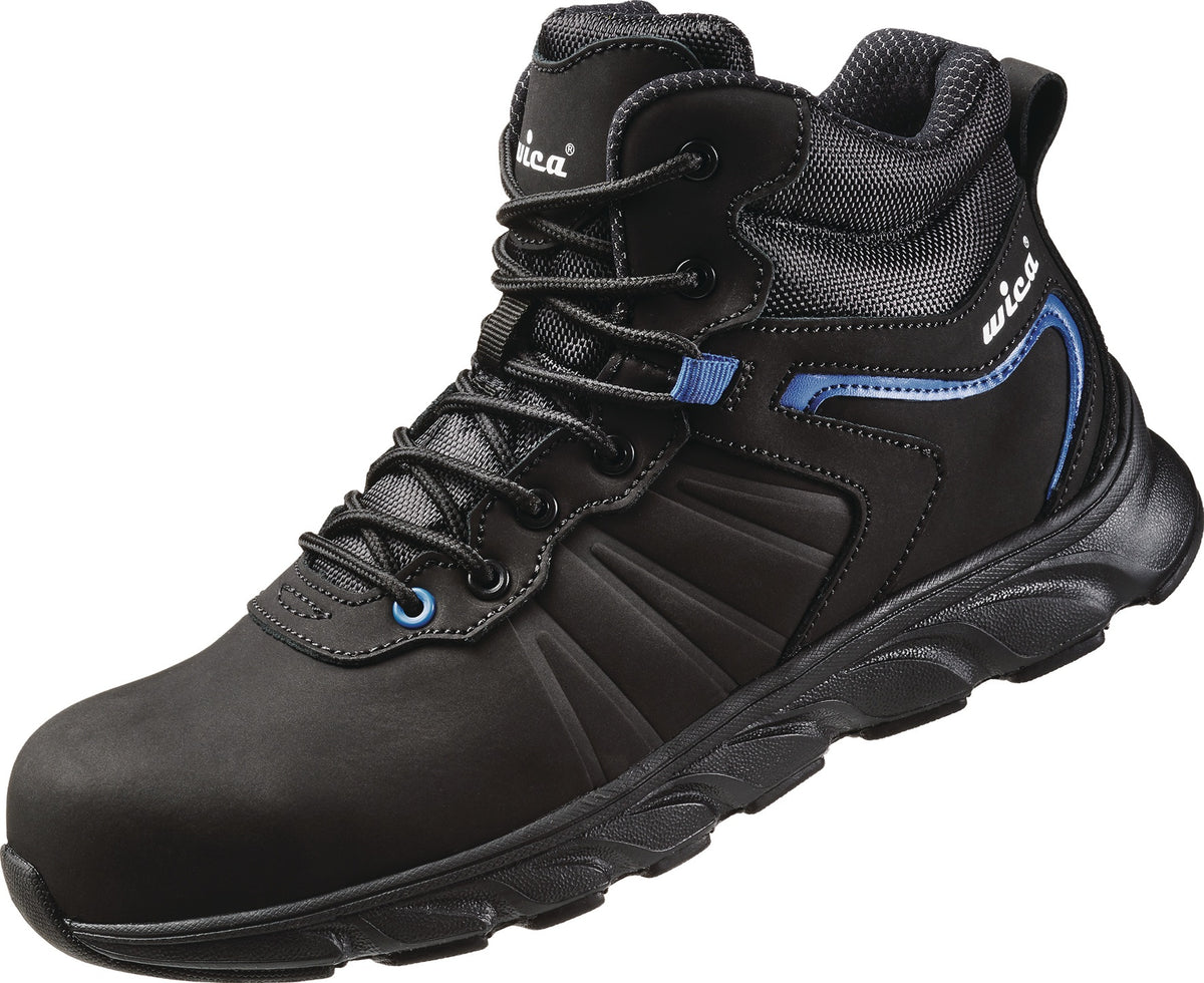 Sicherheitsstiefel Mathi S3 SRC von WICA – Metallfreier Nubukleder-Stiefel, Gr. 40