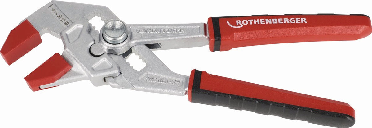 ROTHENBERGER ROFAST Zangenschlüssel 185 mm, Spannweite 0-40 mm, 1K-Griff, inkl. Schonbacken