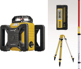 STABILA Rotationslaser-Set LAR 160 – 600 m Reichweite, ± 5° Selbstnivellierung, 5-teilig