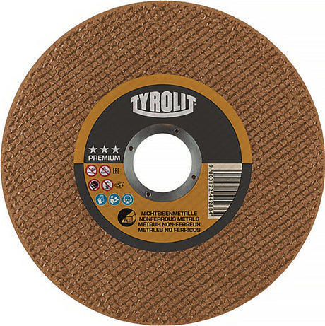 TYROLIT Trennscheibe Premium D125 x 1 mm für NE-Metalle, 25 Stück, Bohrung 22,23 mm