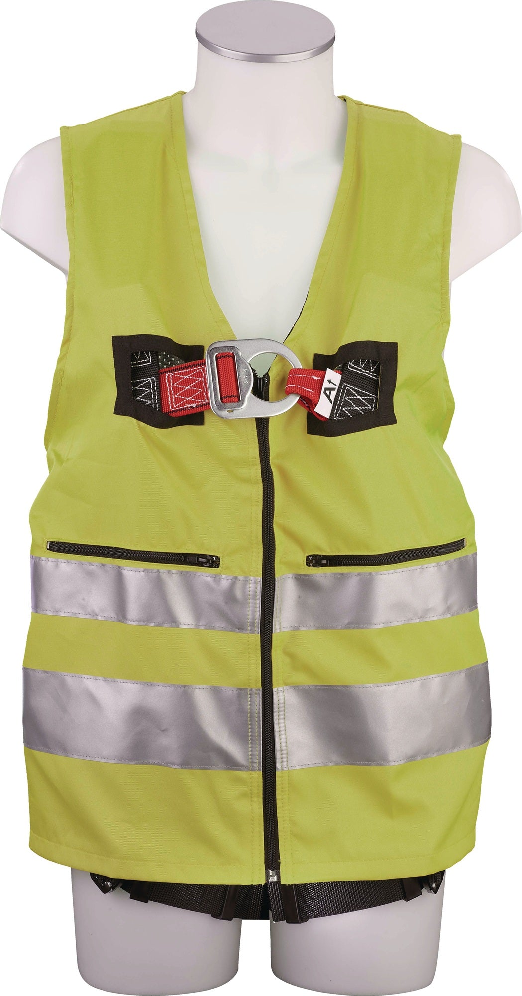 MAS Warnweste MAS40 Quick Auffanggurt EN361 EN20471 2-Punkt orange Gr. 44-54