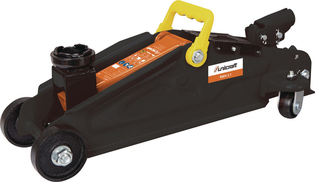 UNICRAFT Rangierwagenheber RWH 2.1 – 2 t Tragfähigkeit, 340 mm Hubbereich, 8,7 kg