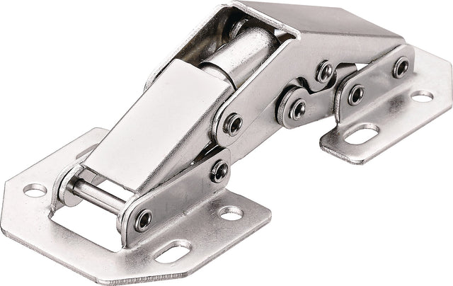 HETTICH Aufschraubscharnier 90° verzinkt – Mini mit Feder, Stahl, vorliegend