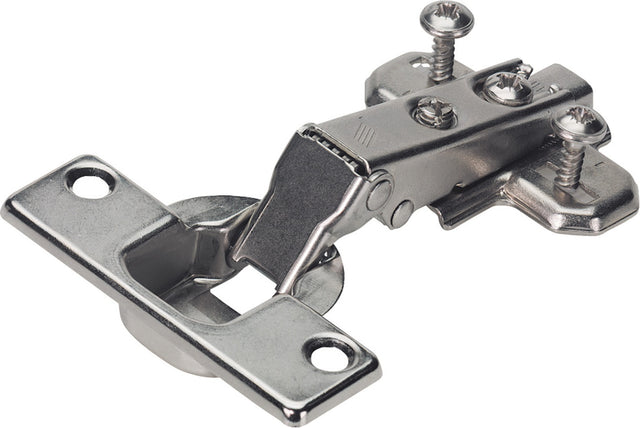 HETTICH Topfscharnier SlideOn Kröpfung 0 mm – vernickelt, 95° Öffnungswinkel, für Türstärken 14–25 mm