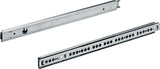 HETTICH Kugelauszug Stahl verzinkt 12 kg für Schubkästen mit 27 mm Nut, 225-350 mm